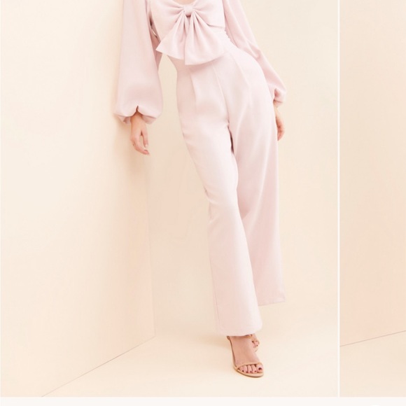 Theater Bow Jumpsuit by sister Jane in pink - Picture 2 of 4